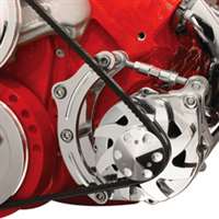 Big Block Chevy Low Mount Alternator Bracket for short pump billet aluminum