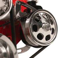 Big Block Chevy Power Steering Bracket Saginaw Pump for long water pump Billet Aluminum