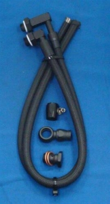 Gotta Show  - Power Steering Hose Kit Ford Rack to GM Pump w/1 Pc Rack