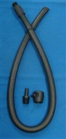 Gotta Show BLACK Power Steering Hose Kit for Remote Reservoir x 3/8" Pipe