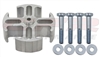 ALUMINUM FAN SPACER 1" THICK 5/8" PILOT W/BOLTS WASHERS CHEVY FORD DODGE