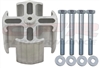 ALUMINUM FAN SPACER 2" THICK 5/8" PILOT W/BOLTS WASHERS CHEVY FORD DODGE