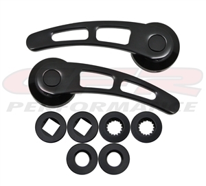 BLACK BILLET ALUMINUM DOOR HANDLE KIT CHEVY FORD MOPAR