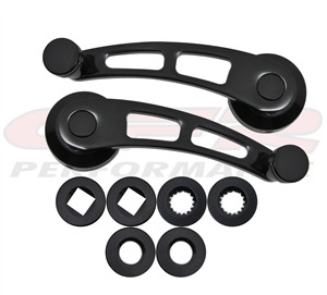 Black Billet Aluminum Window Handles crank handle chevy ford dodge