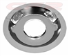 STEEL AIR CLEANER 14" ROUND 1-1/4" DROP RECESSED BASE - Chrome