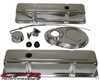 Small Block 350 Chevy Chrome steel Dress up Kit TALL valve cover chevrolet