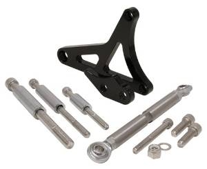 FORD MUSTANG 5.0 BILLET ALUMINUM ALTERNATOR BRACKET SET - black