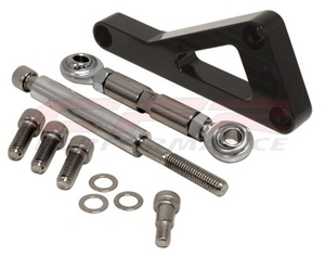 Alternator Bracket Black Chevy Small Block Long Water Pump 350 305 aluminum