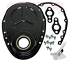 CHEVY SMALL BLOCK 283-305-327-350-400 ALUMINUM TIMING CHAIN COVER ROLLER CAM