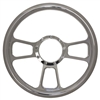 T full billet-style Chrome Aluminum Steering Wheel 14"