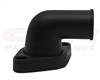 90 swivel Water Neck Aluminum thermostat housing black outlet chevy chevrolet