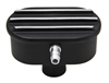 BLACK BILLET ALUMINUM PCV - FINNED Oval