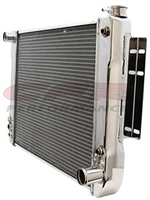 1967-69 CHEVY CAMARO DIRECT FIT ALUMINUM RADIATOR DIRECT REPLACEMENT POLISHED