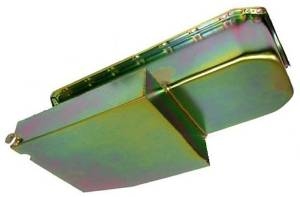 1958-79 CHEVY SMALL BLOCK 283-305-327-350 IMCA CIRCLE TRACK RACING OIL PAN - BLACK