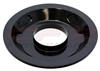 STEEL AIR CLEANER 14" inch HI-LIP BLACK air cleaner bottom round