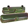 1962 85 FORD SMALL BLOCK 260 289 302 351W CIRCLE TRACK RACING VALVE COVERS ZINC