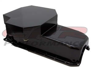1986-2002 CHEVY SMALL BLOCK CHAMPION RACING OIL PAN - black