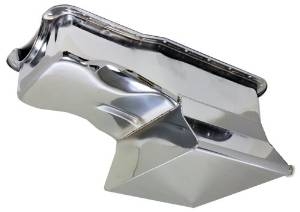 1965-87 FORD SMALL BLOCK 260-289-302 DRAG RACING OIL PAN - CHROME