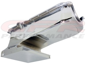 1962-67 CHEVY II/NOVA 1986-02 SMALL BLOCK 305-350 DRAG RACING OIL PAN - CHROME