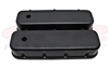 Nostalgic Big Block Chevy BLACK Aluminum Tall Valve Covers 396 427 502 smooth