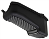 1958-79 CHEVY SB 262-400 ALUMINUM STOCK CAPACITY OIL PAN - RETRO FINNED - BLACK