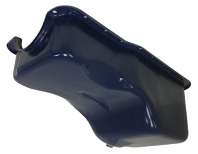 1963-96 FORD SMALL BLOCK 221-260-289-302 STOCK CAPACITY OIL PAN Blue
