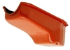 1980-85 CHEVY SMALL BLOCK 267-283-305-327-350 STOCK CAPACITY OIL PAN Orange