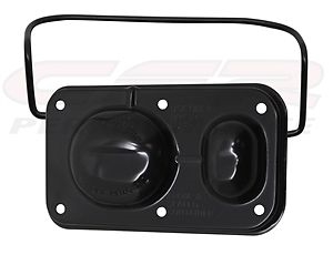 GM Chevy Master Cylinder Cover with Bail Brake Cap bendix BLACK