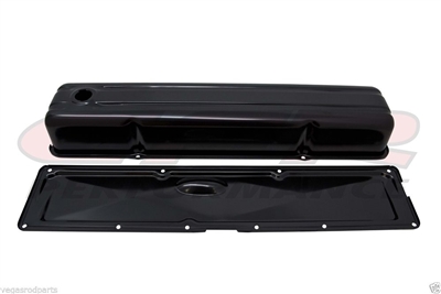 1950 1962 CHEVY 235 STRAIGHT 6 BLACK VALVE COVER W/ SIDE PLATE chevrolet 235