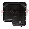 Ford Transmission Pan Black Steel stock debth c6 c-6 c 6 drain plug mustang
