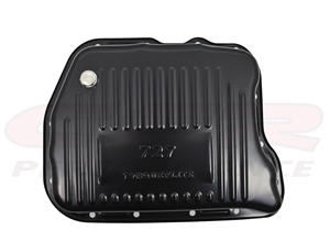 Chrysler 727 Chrome Steel Transmission Pan With Drain Plug extra capacity