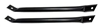 Black Steel Radiator Support Bars Chevy Camaro  1970-1981