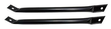 Black Steel Radiator Support Bars Chevy Camaro  1970-1981