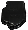 Chevy 400 extra deep sump Black Transmission Pan with drain plug th400