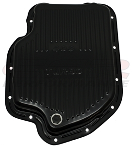 Chevy 400 extra deep sump Black Transmission Pan with drain plug th400