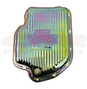 Chevy 400 extra deep sump zinc Transmission Pan with drain plug th400