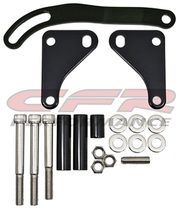 Small Block Chevy Power Steering Bracket Set 350 - 400 Long or short Water Pump
