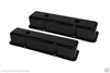 STEEL BLACK Valve Covers Chevy SBC 283 305 350 400 SMALL BLOCK