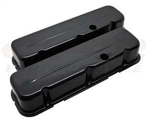 Big Block Chevy Black Steel Valve Covers Tall GM Chevrolet 454 396 427