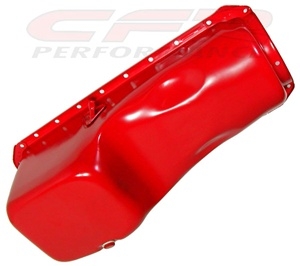 1965-90 CHEVY BIG BLOCK 396-402-427-454 STOCK CAPACITY OIL PAN - Orange