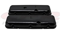 1965-72 CHEVY BIG BLOCK 396-427-454 TALL STYLE STEEL VALVE COVERS BLACK