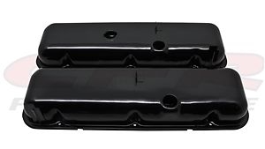 1965-72 CHEVY BIG BLOCK 396-427-454 TALL STYLE STEEL VALVE COVERS BLACK