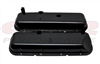 Big Block Chevy Black Steel Valve Covers 396 427 454 recessed painted oe style