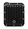 Ford Transmission Pan BLACK Steel stock debth c4 c 4 c-4 drain plug mustang
