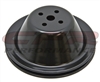 Water Pump Pulley Steel Black Single chevy Short 283 327 350 400 small block