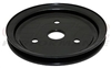 Black steel Crank Pulley S/B Chevy short single groove 1 chevrolet 327 350 400