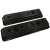 black Valve Covers steel Chevy small block 305 350 400 center bolt GMC 5.7 5.0