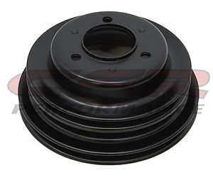 Crankshaft Pulley V Belt 3 Groove Steel EDP black Long Pump 454 427 396 gmc big