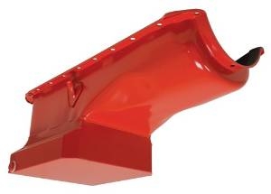 1965-90 CHEVY BIG BLOCK 396-402-427-454 DRAG RACING OIL PAN - Orange