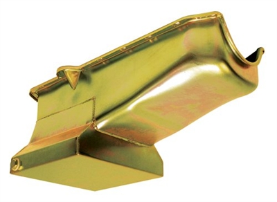 1980-85 CHEVY SMALL BLOCK 283-305-327-350-400 DRAG RACING OIL PAN -Zinc